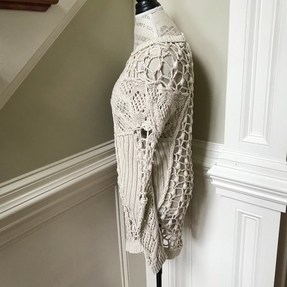 All Saints Crochet Summer Court Dress 2 Small Knit - Picture 8 of 12